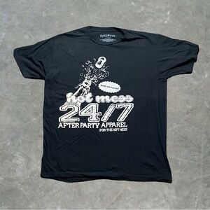 ☀️ Yungblud Hot Mess Graphic Tee Mens Size Large Black Alternative Goth Emo